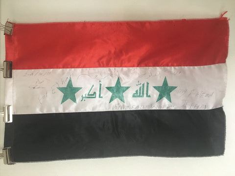 RARE IRAQI FREEDOM COALITION PROVISIONAL AUTHORITY FLAG FALLUJAH CITY - arustocracy